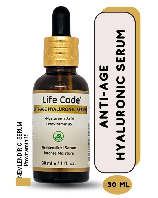 LİFE CODE ANTI-AGE HYALURONIC SERUM Nemlendirici Serum 30 ML
