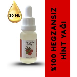 LİFE CODE Hint Yağı 20 ml