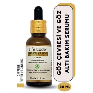 LİFE CODE GÖZ ÇEVRESİ VE GÖZ ALTI BAKIM SERUM 30 ML