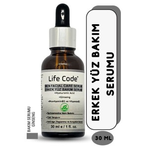 LİFE CODE Erkek Yüz Bakım Serum Men Facıal Care Serum 30 ml.