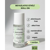 Alüminyumsuz Beyazlatıcı Etkili Roll on 50 ml Vanilya Kokulu