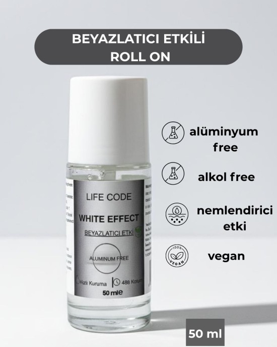 Alüminyumsuz Beyazlatıcı Etkili Roll on 50 ml HUGO