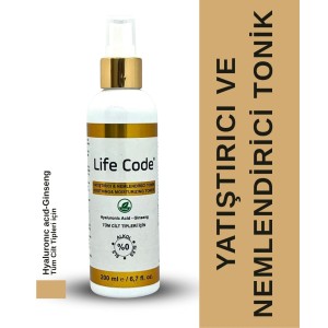 LİFE CODE HYALURONİC ACİD - GİNSENG YATIŞTIRICI Ve NEMLENDİRİCİ TONİK