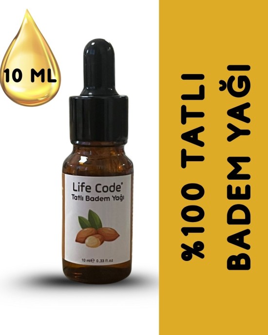 LİFE CODE Tatlı Badem Yağı 10 ml