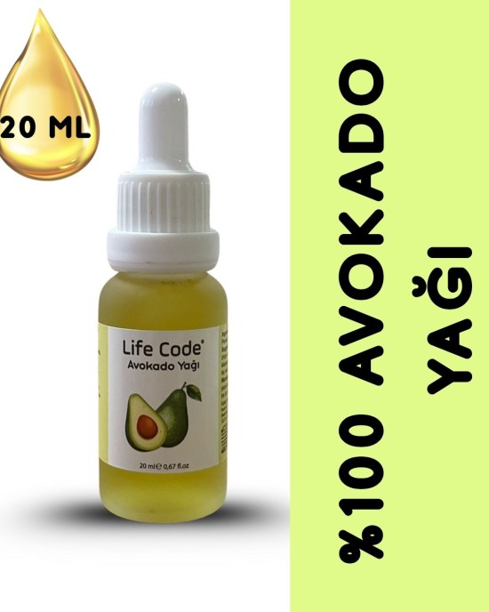 %100 Doğal Avokado Yağı 20 ml
