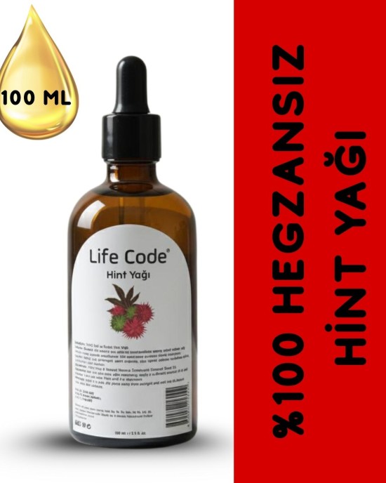 LİFE CODE Hegzansız Hint Yağı 100 ml