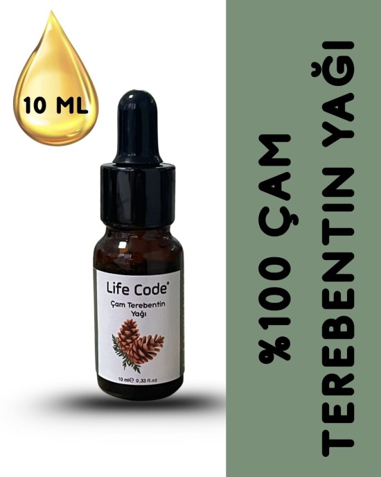 LİFE CODE %100 Çam Terebentin Yağı 10 ml