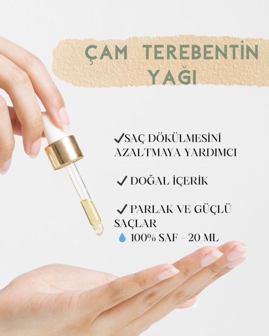 LİFE CODE %100 Çam Terebentin Yağı 20 ml