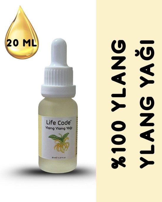 LİFE CODE %100 Doğal Ylang Ylang Yağı 20 ml