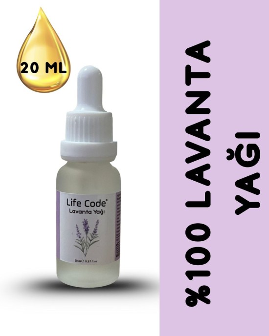 LİFE CODE %100 Lavanta Yağı 20 ml