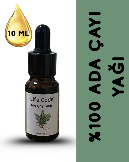 LİFE CODE %100 Doğal Ada Çayı Yağı 10 ml