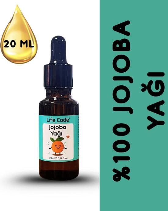 LİFE CODE Life Code %100 Doğal Jojoba Yağı 20 ml