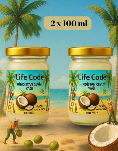 Hindistan Cevizi Yağı 100 ml*2 adet