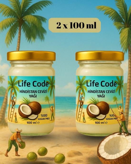 Hindistan Cevizi Yağı 100 ml*2 adet