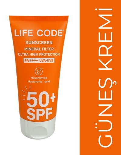LİFE CODE Lıfe Code Güneş Kremi Mineral Filtre 50 Spf 75 ml