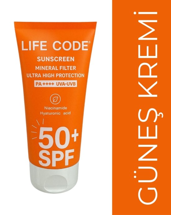 LİFE CODE Lıfe Code Güneş Kremi Mineral Filtre 50 Spf 75 ml