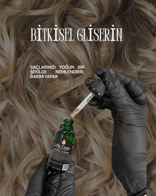 LİFE CODE Bitkisel Gliserin Damlalıklı Şişe 100 ml x 4 adet
