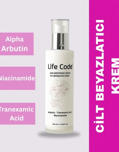 LİFE CODE Cilt Beyazlatıcı Krem