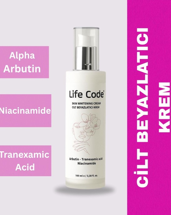 LİFE CODE Cilt Beyazlatıcı Krem