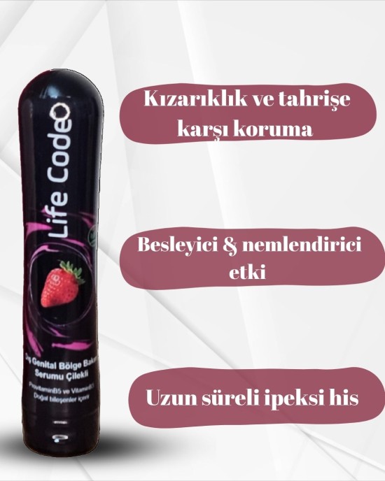 Life Code Kaygantırıcı Genital Jel Serum Çilek Hazzı 125 ml.