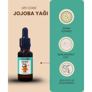 LİFE CODE Life Code %100 Doğal Jojoba Yağı 10 ml