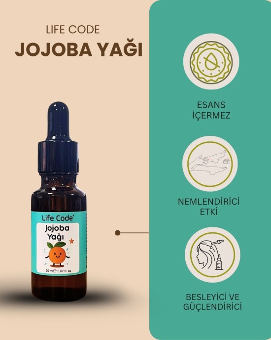 LİFE CODE Life Code %100 Doğal Jojoba Yağı 20 ml
