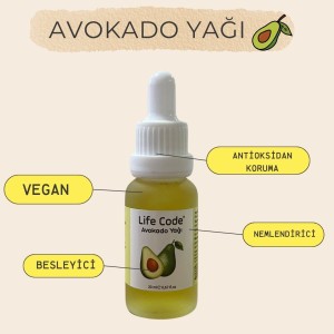 %100 Doğal Avokado Yağı 20 ml