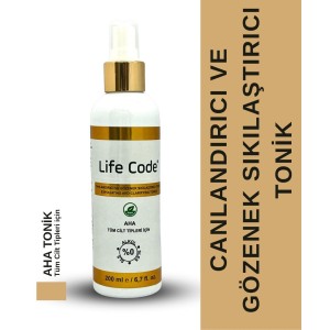 LİFE CODE AHA TONİK 200 ML CANLANDIRICI VE GÖZENEK SIKILAŞTIRICI TONİK
