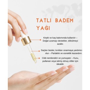 LİFE CODE %100 Doğal Tatlı Badem Yağı 20 ml