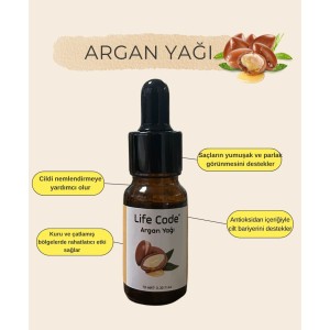 LİFE CODE %100 Argan Yağı 10 ml