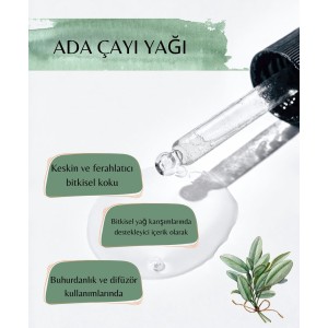 LİFE CODE %100 Doğal Ada Çayı Yağı 10 ml