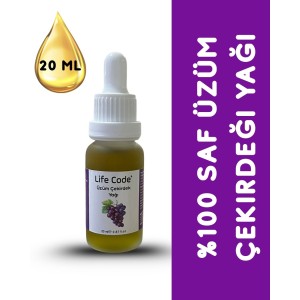  Life Code %100 Saf Üzüm Çekirdeği Yağı 20 ml